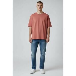 NWT Mens Velvet Graham Spencer 100% Cotton Tee L Pink Casual Quiet Luxury Preppy